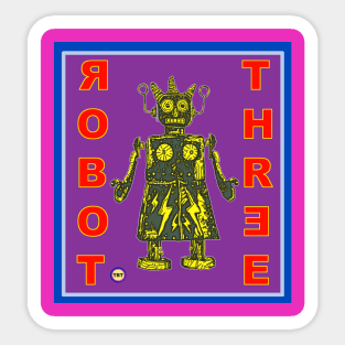 Robot 3 Sticker